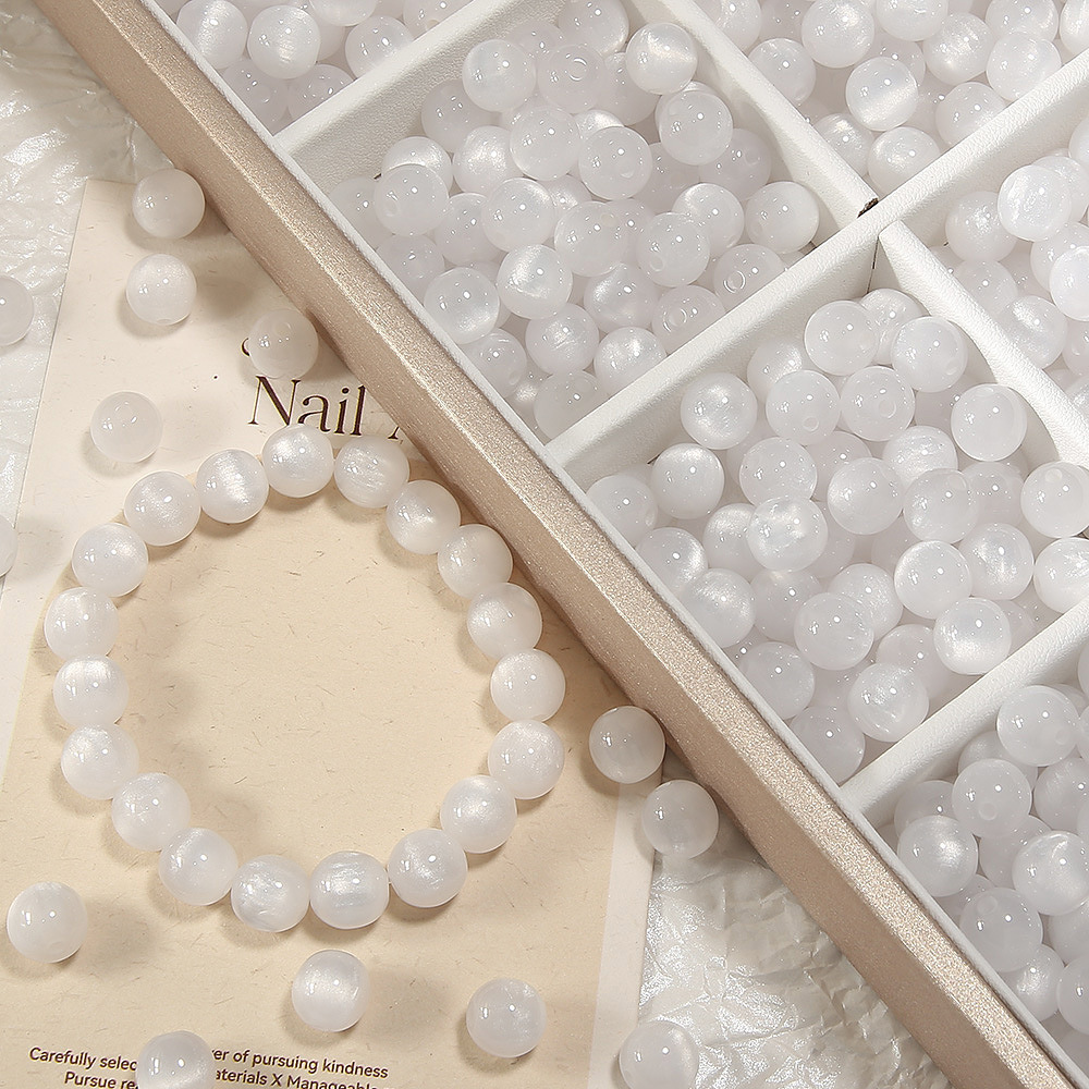 夏至双色仿猫眼石树脂圆珠散珠手工diy手链手串串珠珠子饰品配件详情14