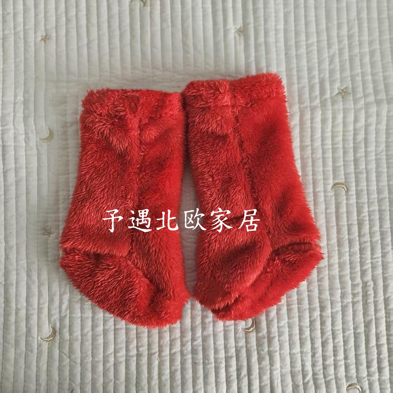 韩国ins秋冬加绒婴儿袜子新生儿地板袜男女宝宝防冻脚防滑学步袜详情15