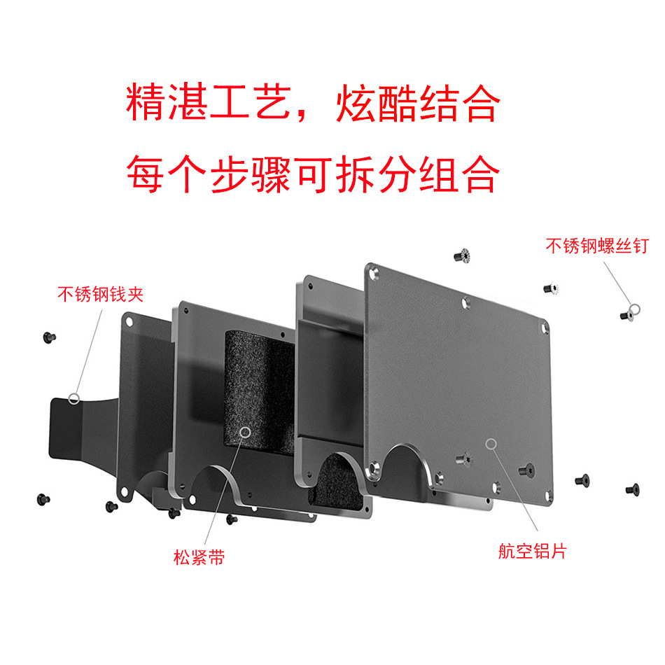 工厂现货亚马逊新款金属卡包碳纤维钱包钱夹RFID防盗刷阻止技术详情29