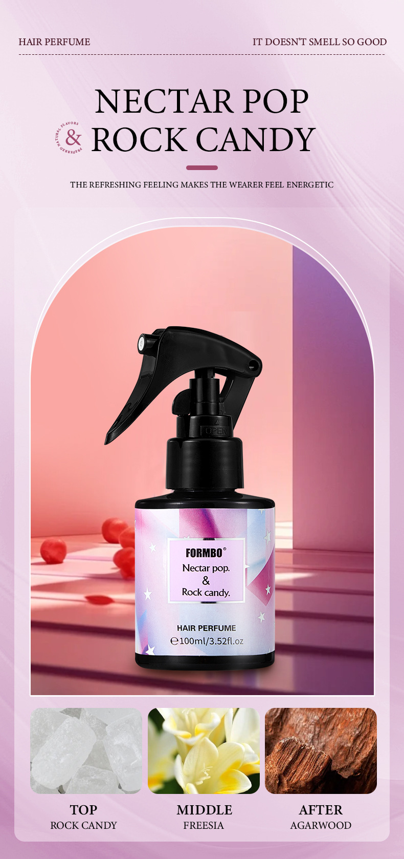 [cross-border special] FORMBO perfume para el cabello perfume fresco mujer larga duración perfume ligero perfume perfume comercio exterior al por mayor pic 10