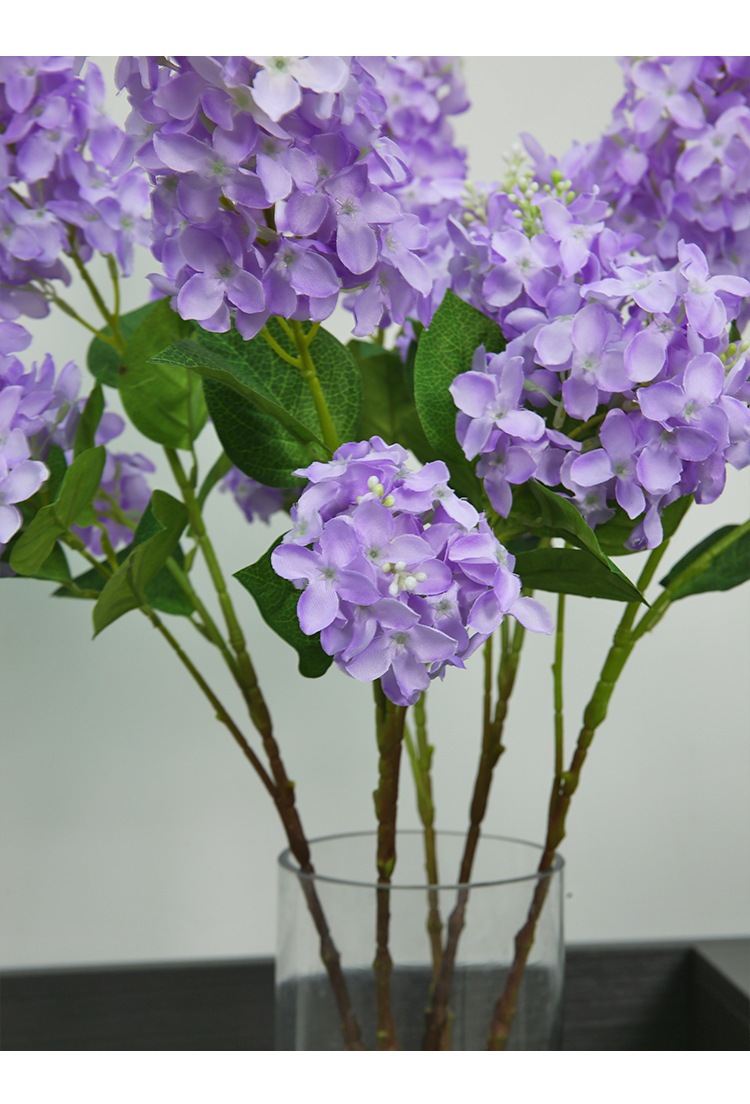 三叉丁香花仿真花法式紫藤花家居室内装饰客厅餐桌摆件花艺绢花详情8