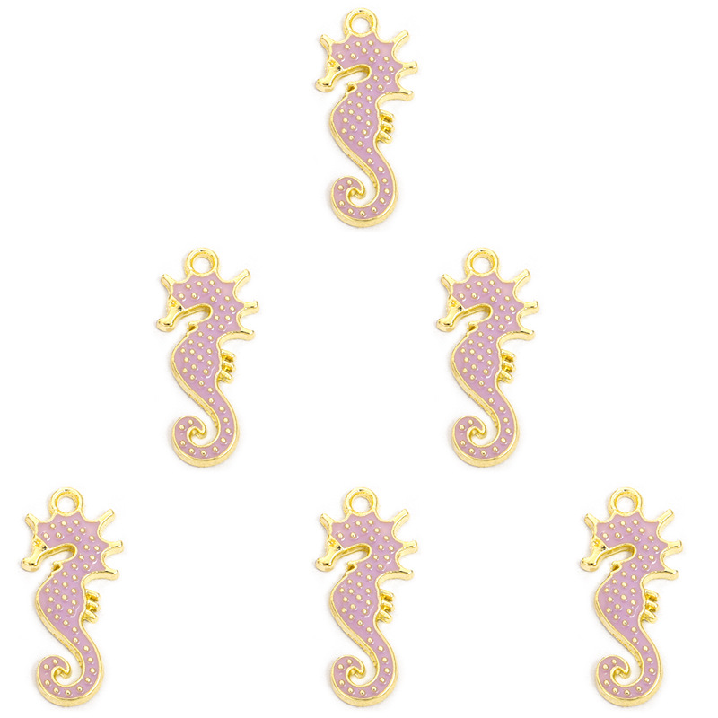 海马滴油合金挂件 海洋DIY饰品配件手链项链耳环钥匙链动物小吊坠详情8