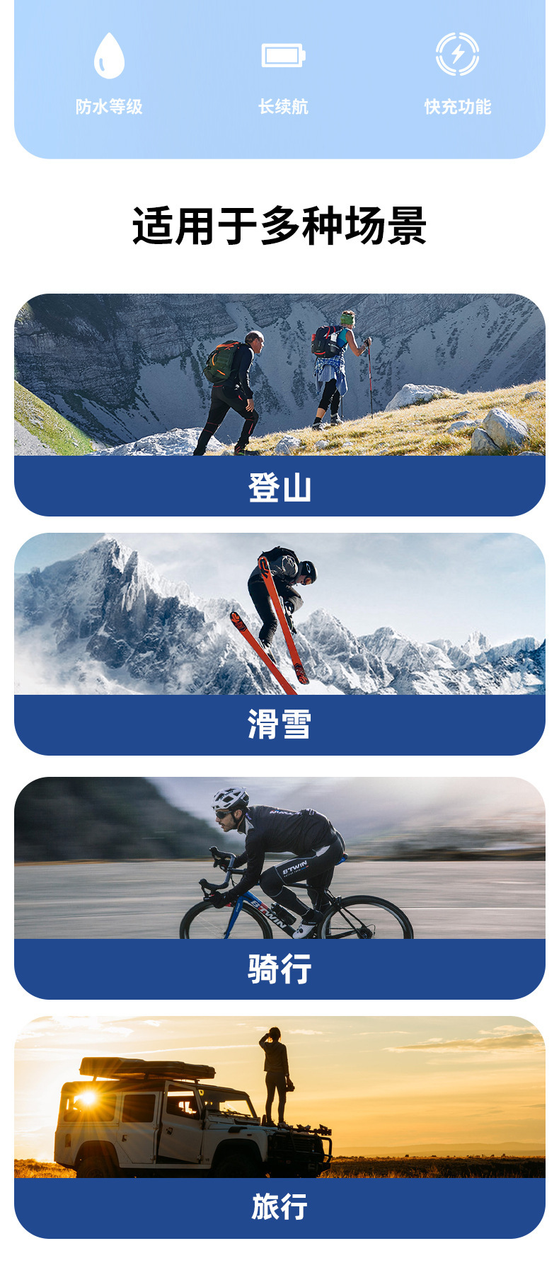 Cross-border 4K high-definition photography sports outdoor cycling cool anti-blue light AI glasses, smart Bluetooth camera glasses pic 2