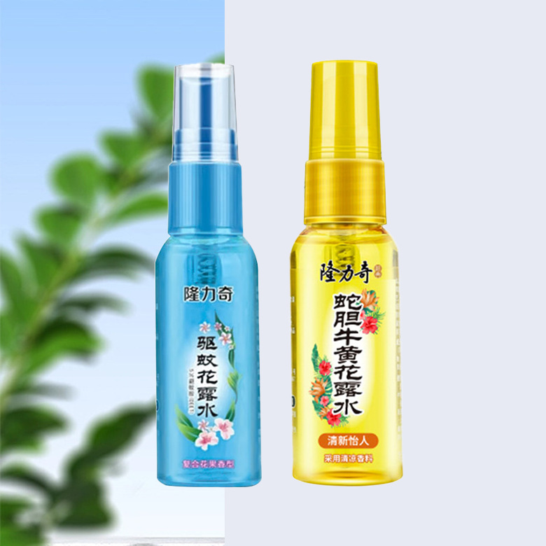 隆力奇驱蚊花露水 喷雾型驱蚊液 户外防蚊液30ml 小瓶便携随批发详情5