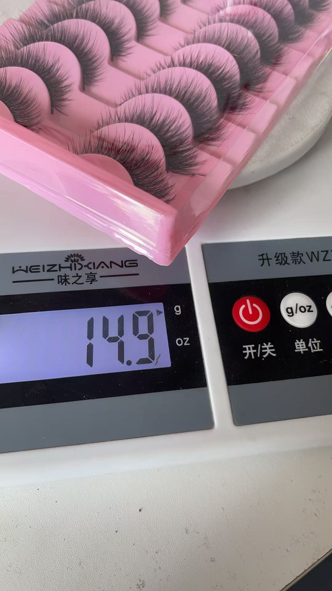 工厂直销 10 对装 3D假睫毛 自然浓密多层卷翘美妆店专用黑梗睫毛详情1