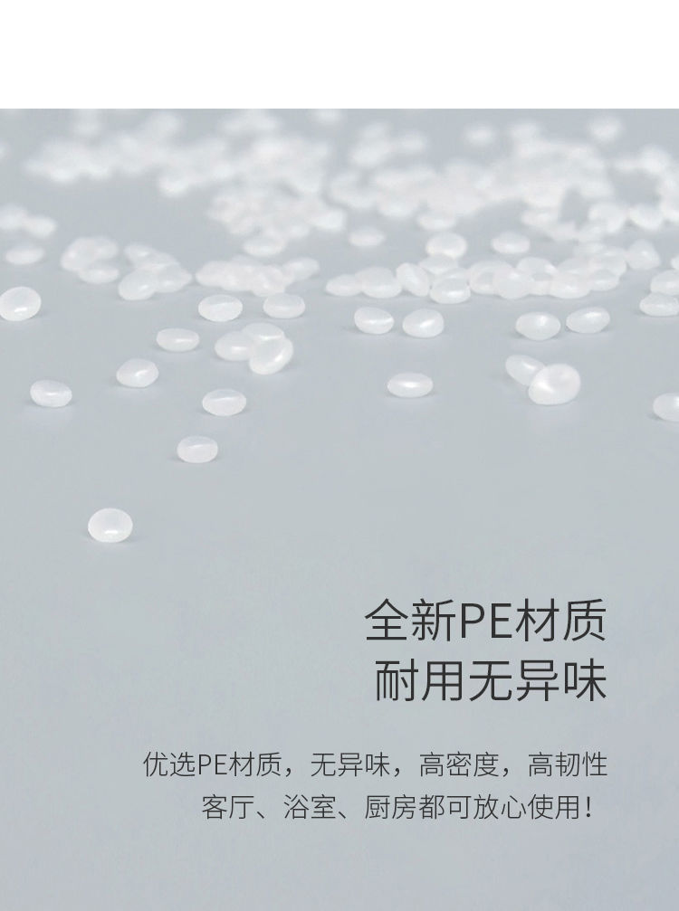 垃圾袋家用加厚黑抽绳白色垃圾袋大号塑料袋手提式45*50cm收口袋详情8