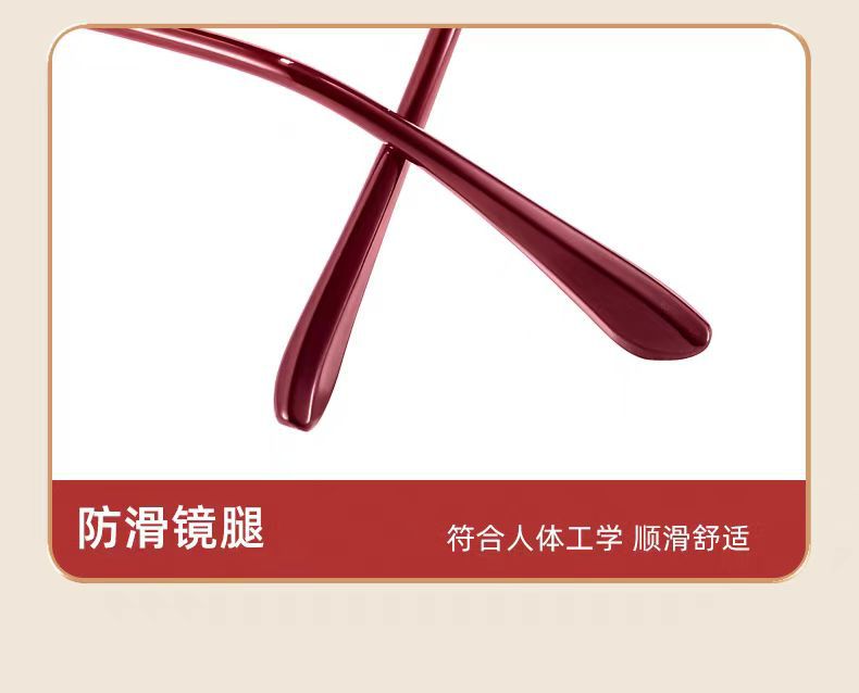 The new semi-framed anti-blue light reading glasses for women are elegant and youthful. They are high-definition and eye-protecting reading glasses for the elderly pic 22