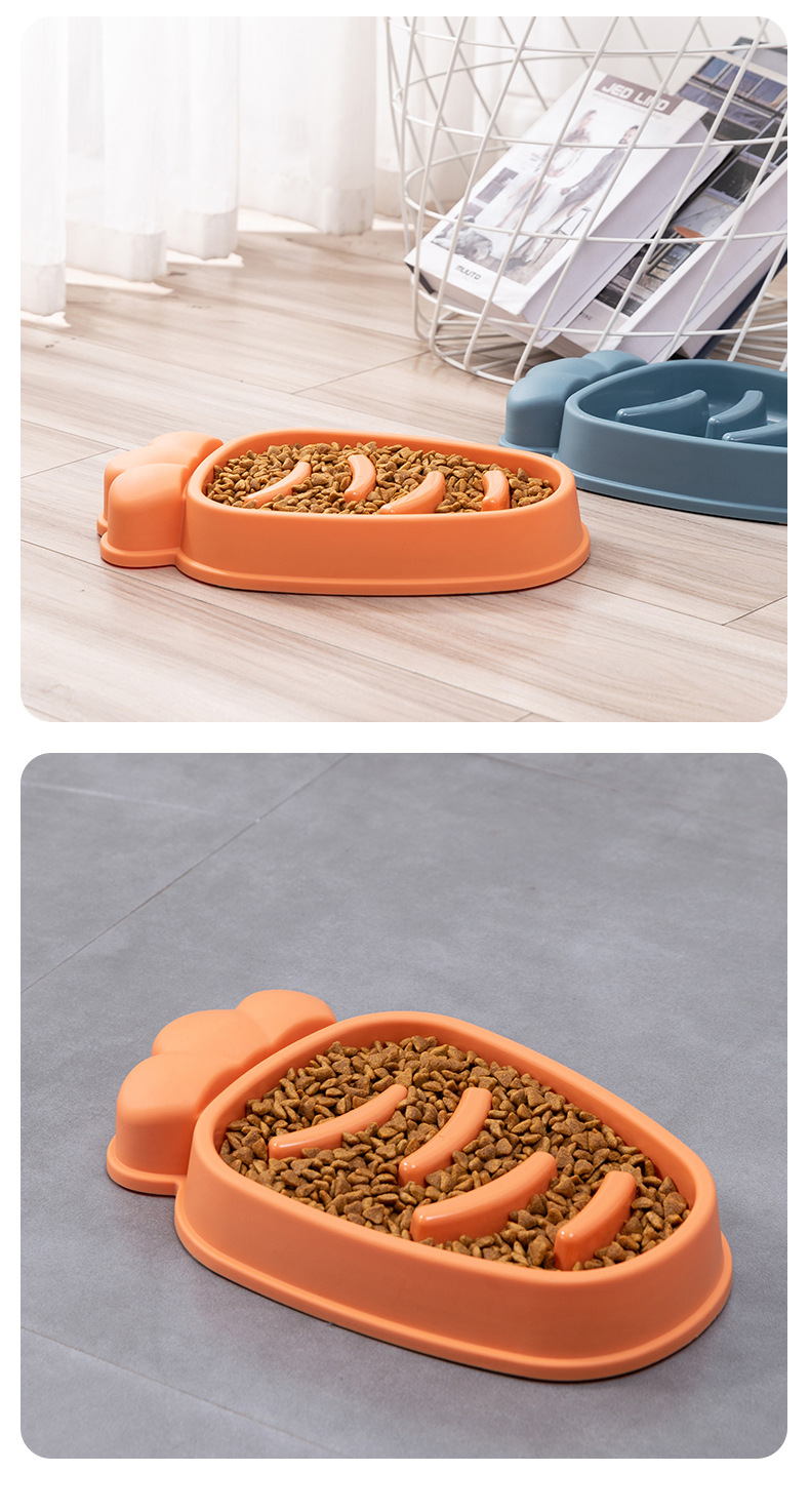 Rongka Pet Cross-border Dog Bowls, cat bowls, anti-choking bowls, dog slow food bowls, rice bowls, large dog slow food bowls, dog rice bowls, pet supplies pic 11