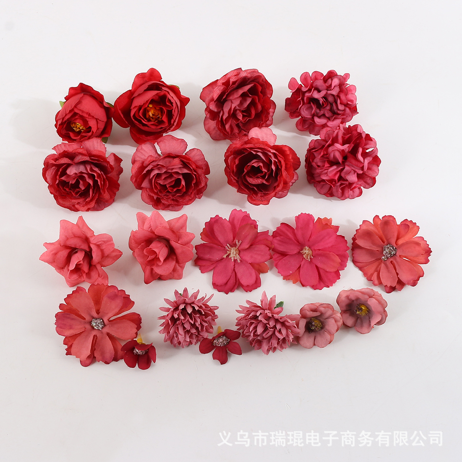 Artificial flower material package, artificial flowers, silk flowers, diy handcrafted decoration, hydrangea, ping-pong chrysanthemum, artificial flower material package for matching pic 9