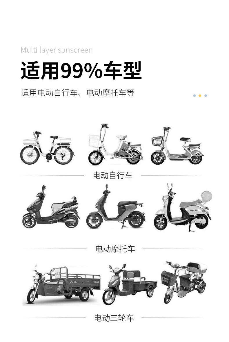 挡风被冬季电瓶车一体电动车防风保暖加绒加厚挡风通用双面防雨水详情12