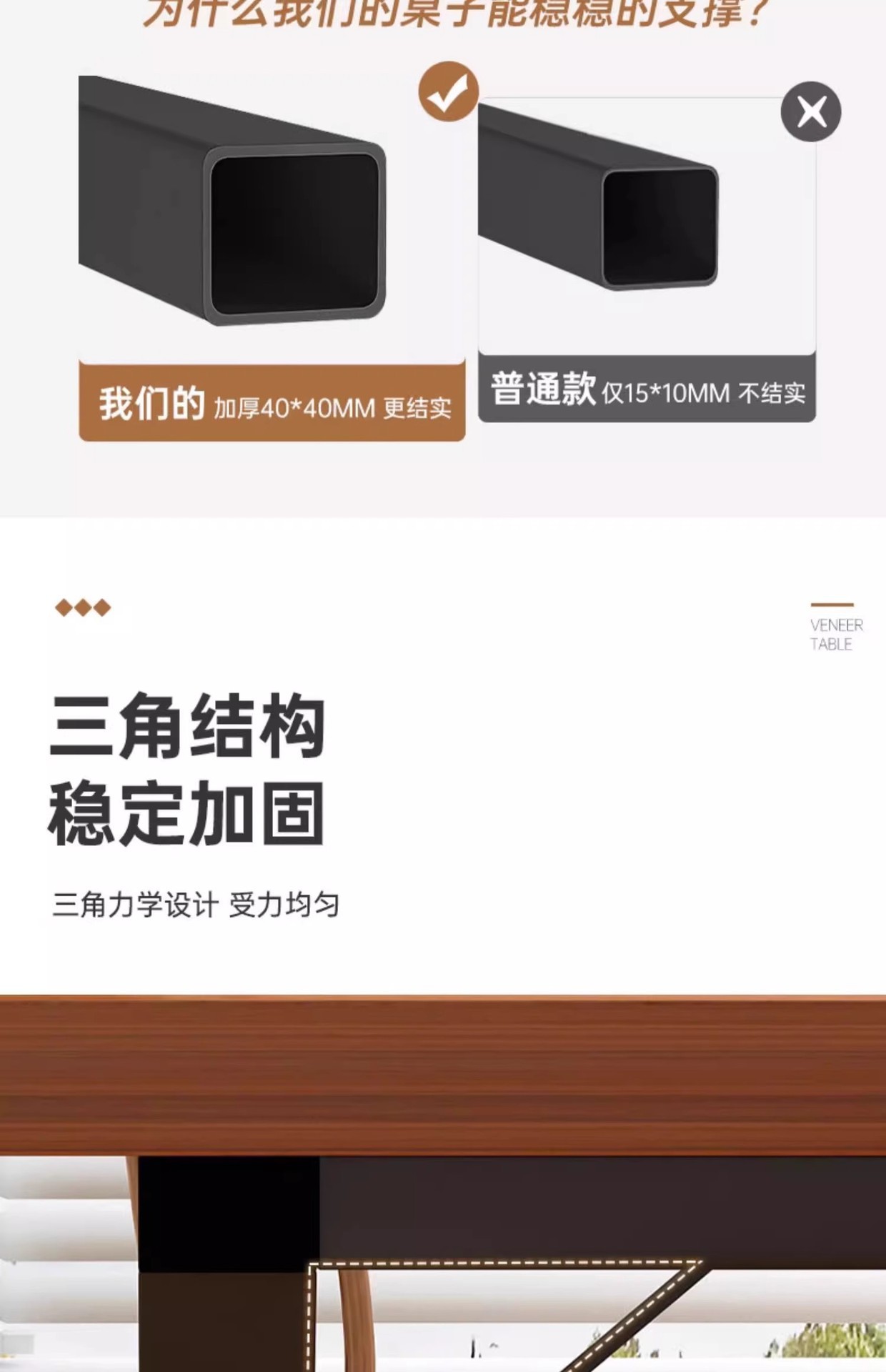 星辰工厂批发桌子餐饮商用方形工业风餐厅酒吧咖啡厅专用桌子快餐店烧烤店餐桌详情11