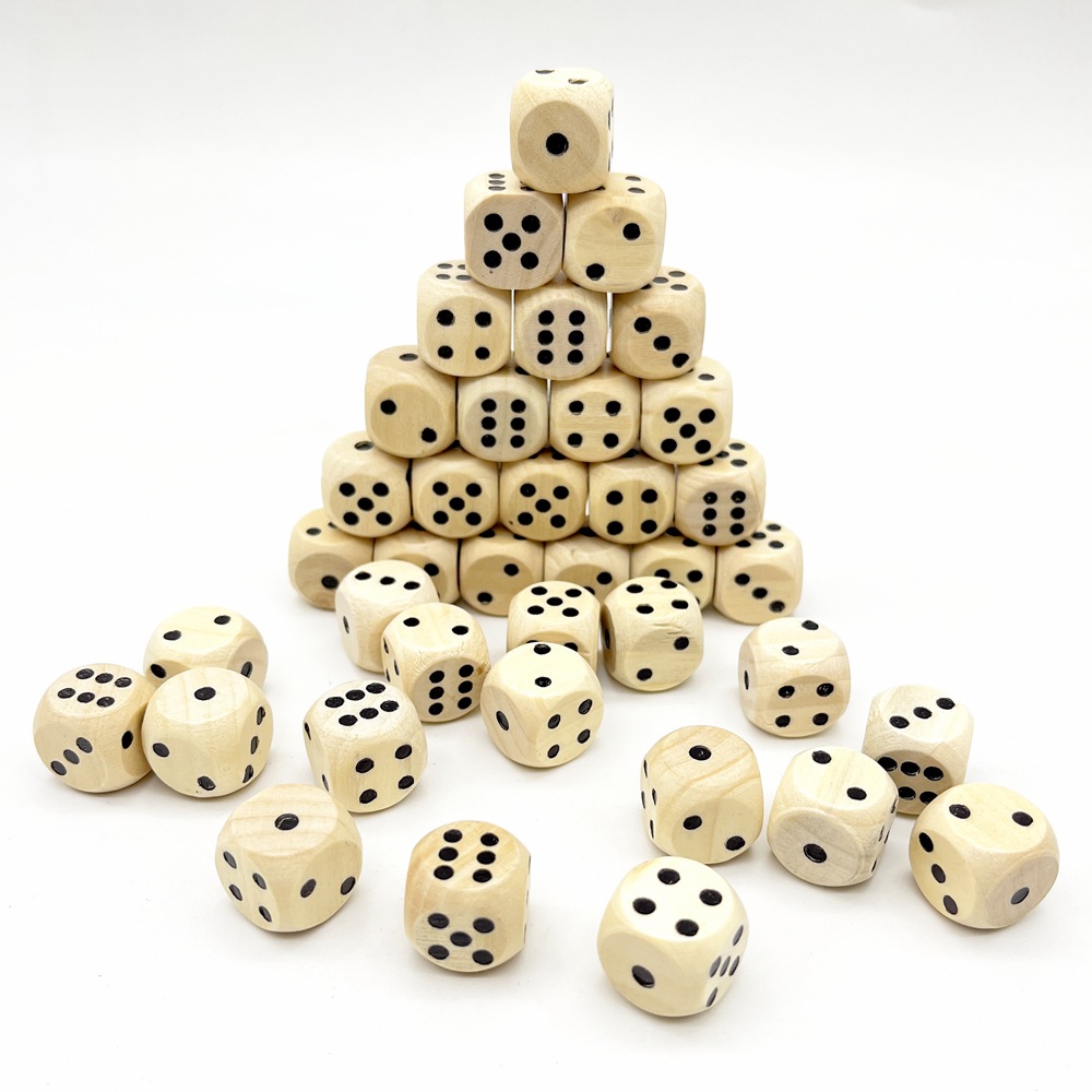 点数骰子16mm木质酒令彩色骰子麻将骰子聚会娱乐剪刀石头布骰子详情3