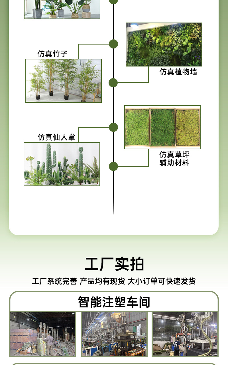 Gran nórdico planta de simulación sala de estar falsa plantación verde árbol de simulación plantación plantación de canna yuanhua maceta decoración de paisaje plantación verde simulada pic 5