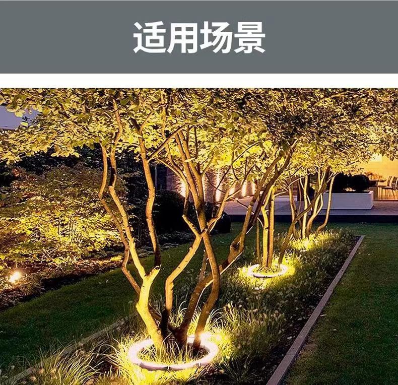 Factory wholesale solar tree-hugging lights, LED tree lighting lights, outdoor waterproof lighting lamps, solar garden lights and colored lights pic 27