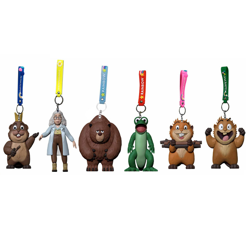 Cross-border 3.5-4-inch Beaver Transformation Plan: 6 figurines, models, blind boxes, blind bags, Disassemblable toys pic 5