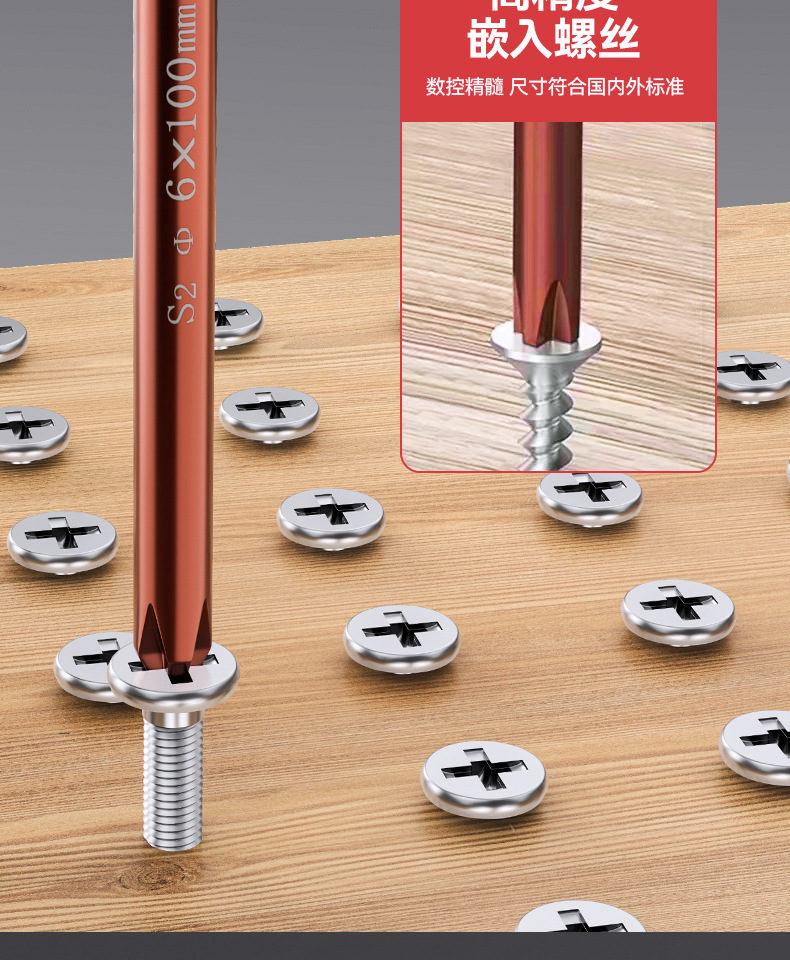 德力西电气十字螺丝刀多功能强磁一字改锥起子五金工具螺丝刀批发详情11