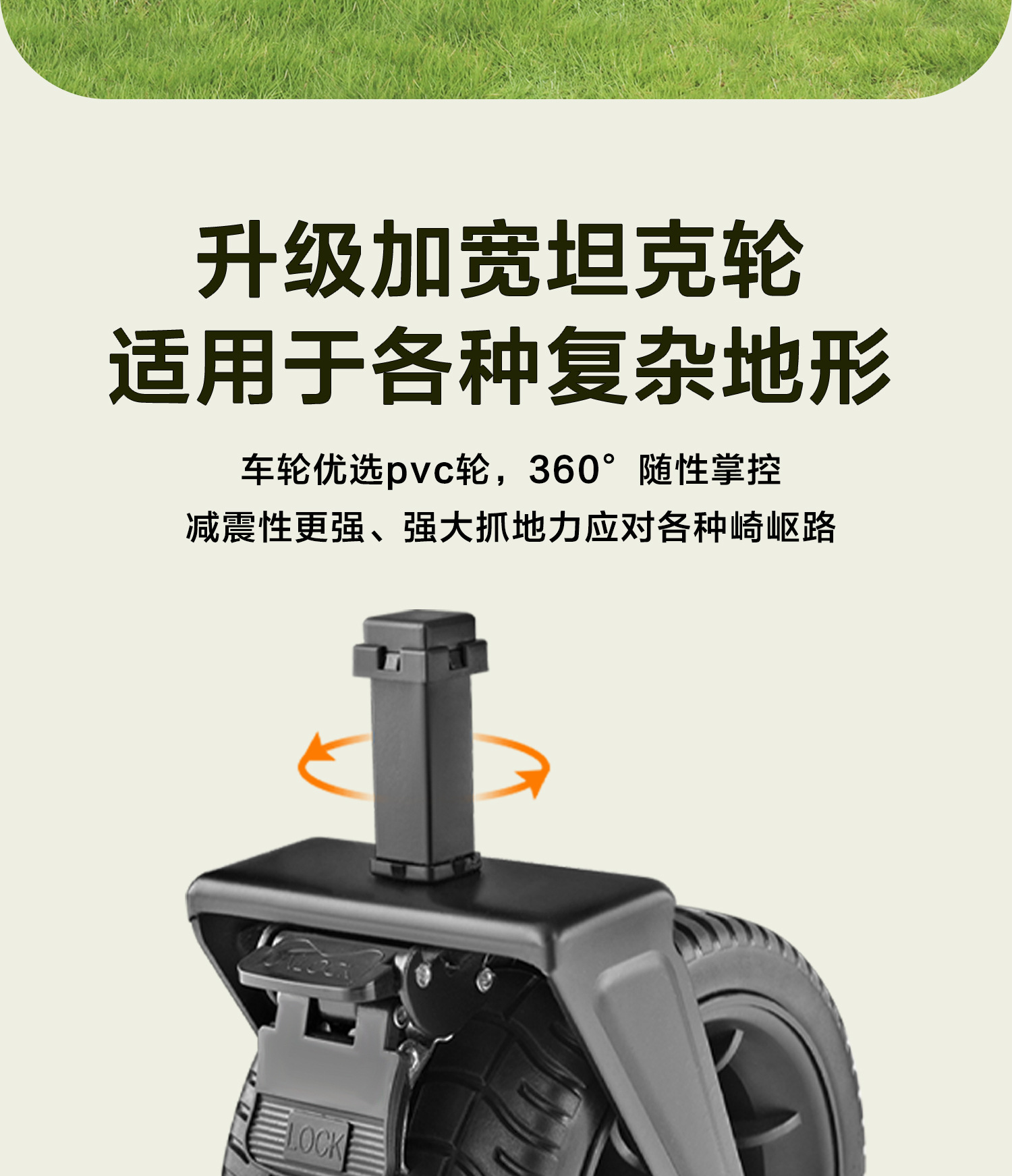 户外可折叠营地车露营车小拖车野餐车便携式郊游野营手拉杆小推车详情16