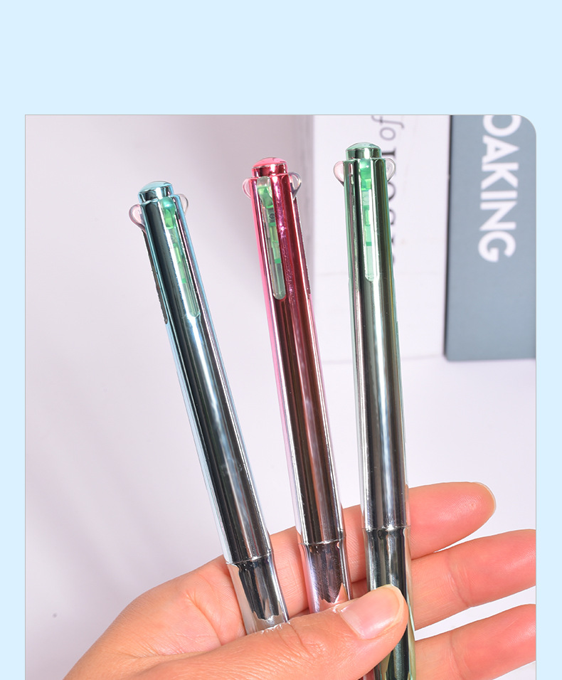 Weiya Hui Metallic Texture Gel Pen 23218 Four-in-one Gel Pen ST Multi-color Gel Pen wholesale pic 3