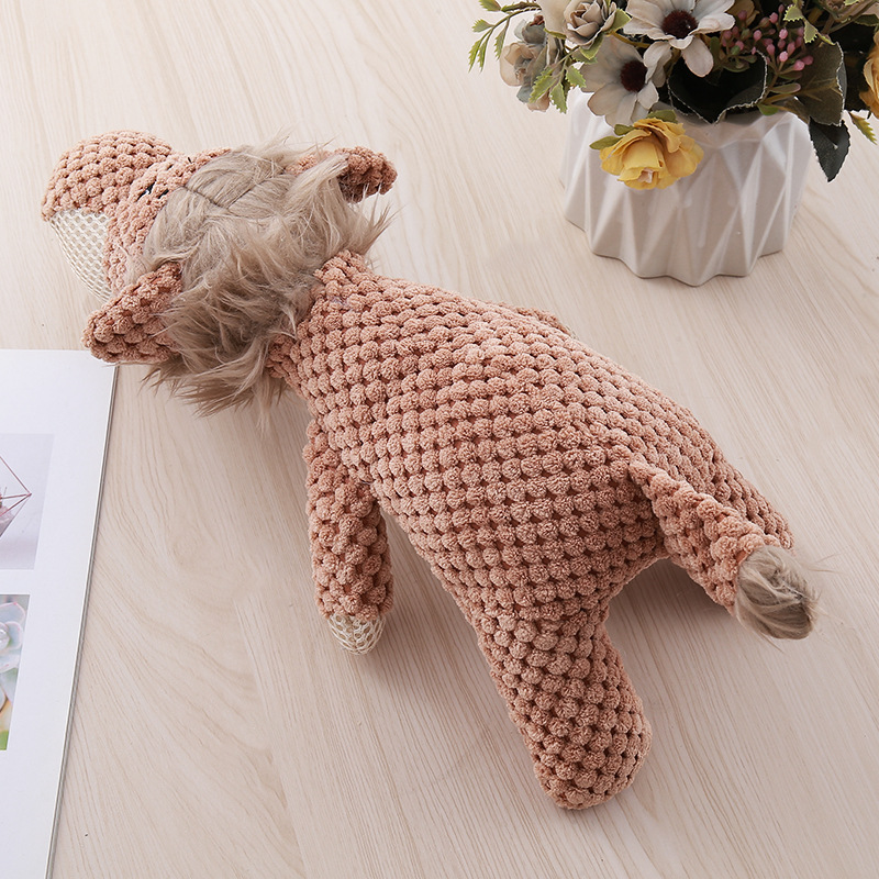 Plush dogs make sounds, grind their teeth, and are durable. Pet toys, pet supplies, cat and dog toys, factory in stock, wholesale, cross-border pic 7