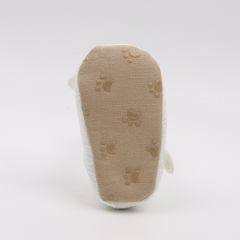 春秋婴儿宝宝蕾丝公主鞋0-1岁学步彩棉新生儿百天周岁布鞋不掉鞋详情13