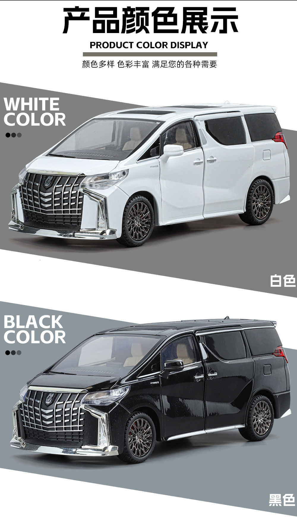 Модель коллекционной машины toyota elphv с дистанционно управляемой акустической моделью pic 4