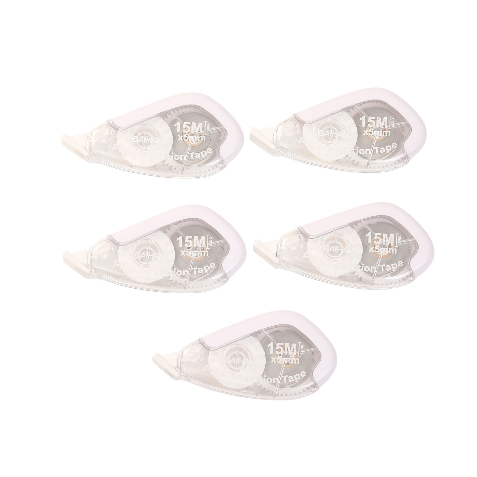 High-appearance-level white correction tape, transparent and invisible 15m large-capacity correction tape, silent continuous tape, smooth coating tape pic 5