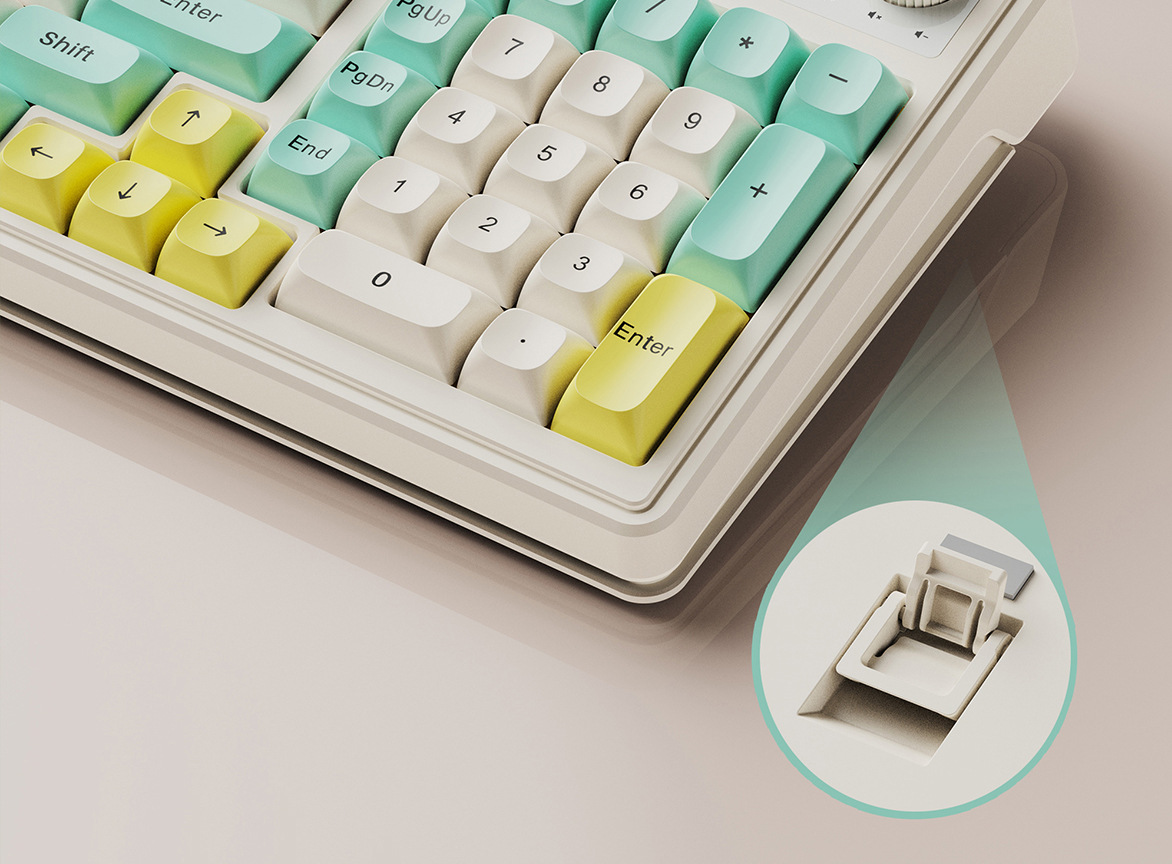 惠普K360有线键盘办公游戏家用99键便携机械手感高颜值拼色 跨境详情15