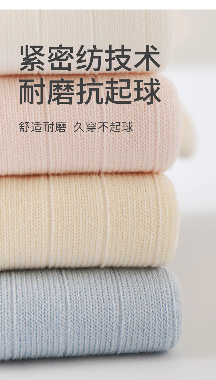 新生儿长筒袜秋冬季新品棉袜过膝卡通松口抗菌婴儿宝宝高筒袜子详情12