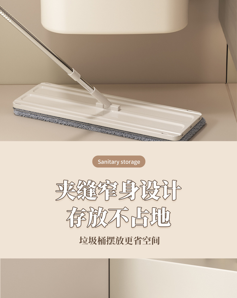 Wall-mounted trash can, kitchen, household, high appearance level, toilet gap, large with lid, hanging square wastebasket, flip lid pic 5