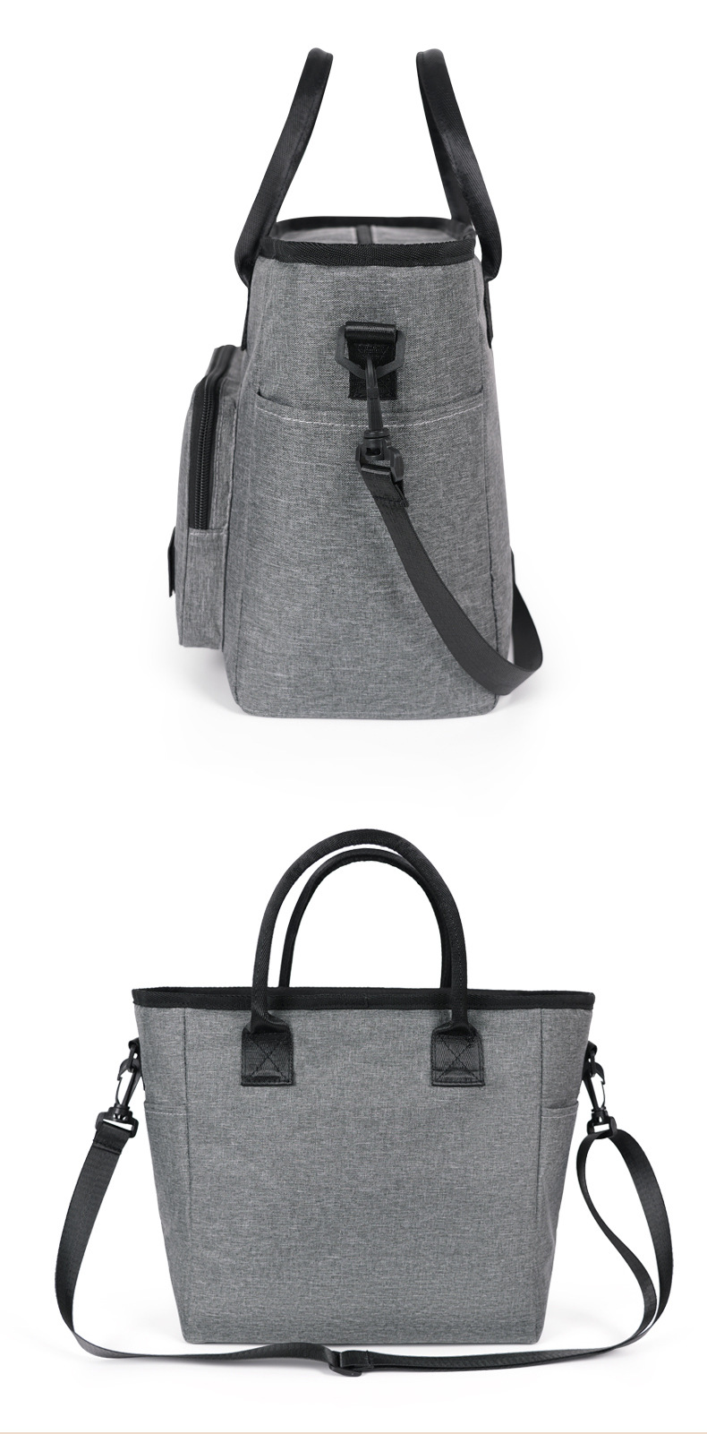 跨境亚马逊牛津布餐包单肩斜挎包保温饭盒收纳包折叠便携保温冰包详情8