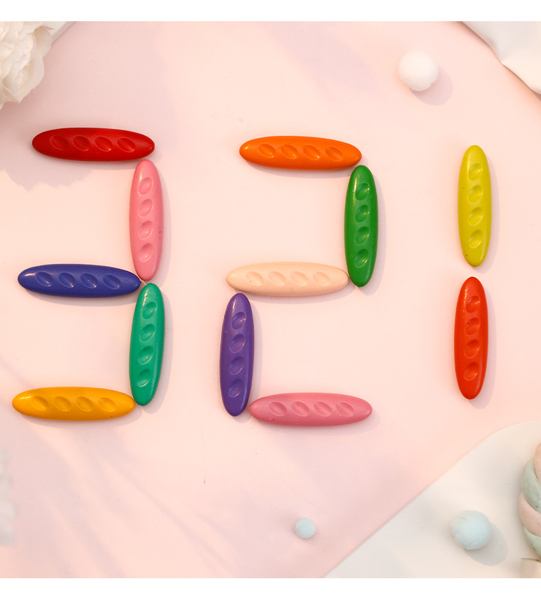 儿童造型蜡笔塑料蜡笔不脏手儿童绘画涂鸦油画棒盒装彩色蜡笔36色详情10