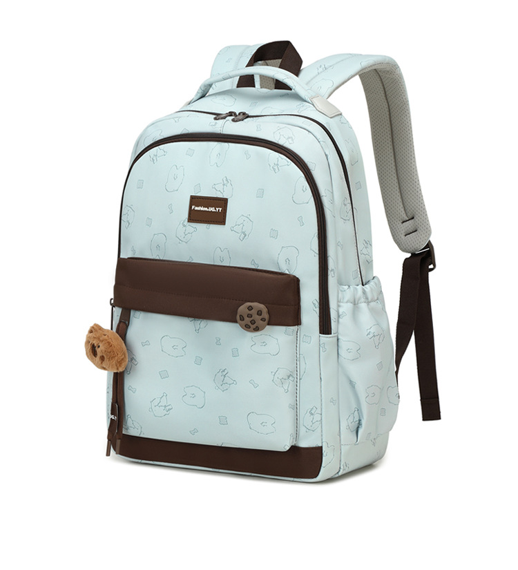 新款简约值耐脏轻便初中生书包大容量高颜值初高中大学生校园书包详情19