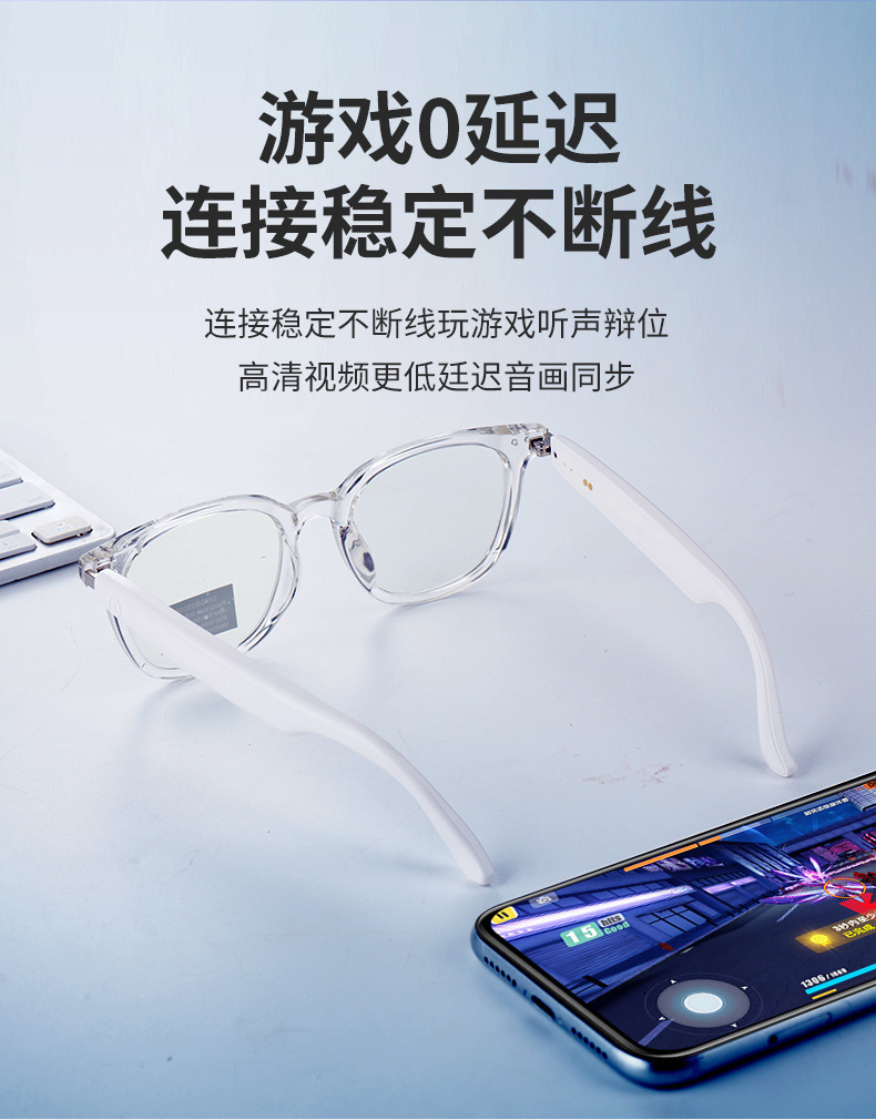 AI translation Smart Bluetooth Glasses GS07 for cycling, driving, listening to music, making calls, and changing light lenses for both indoor and outdoor factories pic 14