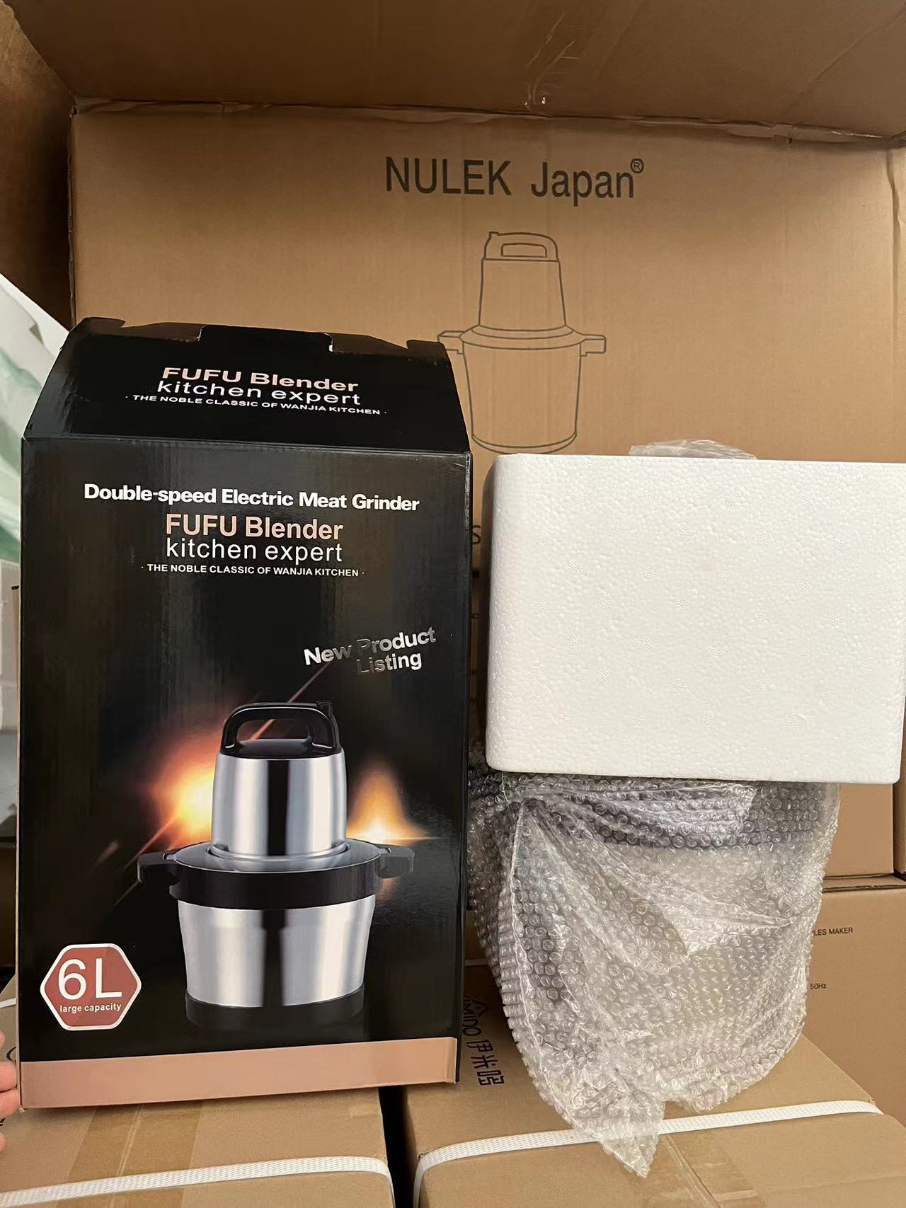 6L stainless steel electric meat grinder, 2L110V English meat grinder, 3L dual-speed, 8L large-capacity foreign trade meat mixer pic 12