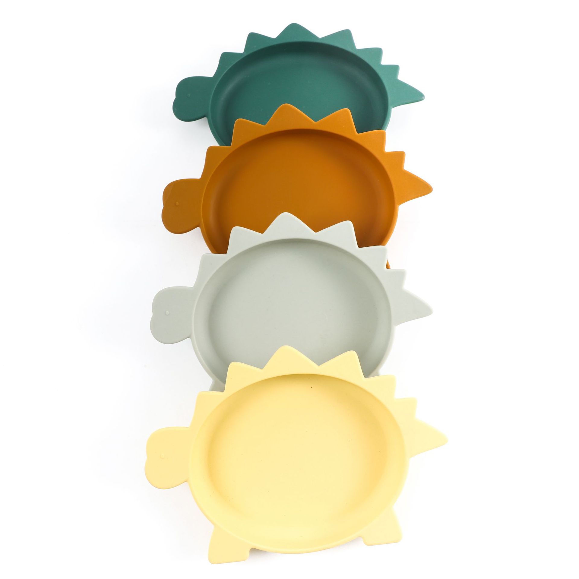 「母婴好物」宝宝喂养硅胶餐具套装 恐龙碗盘勺套装 宝宝辅食详情8