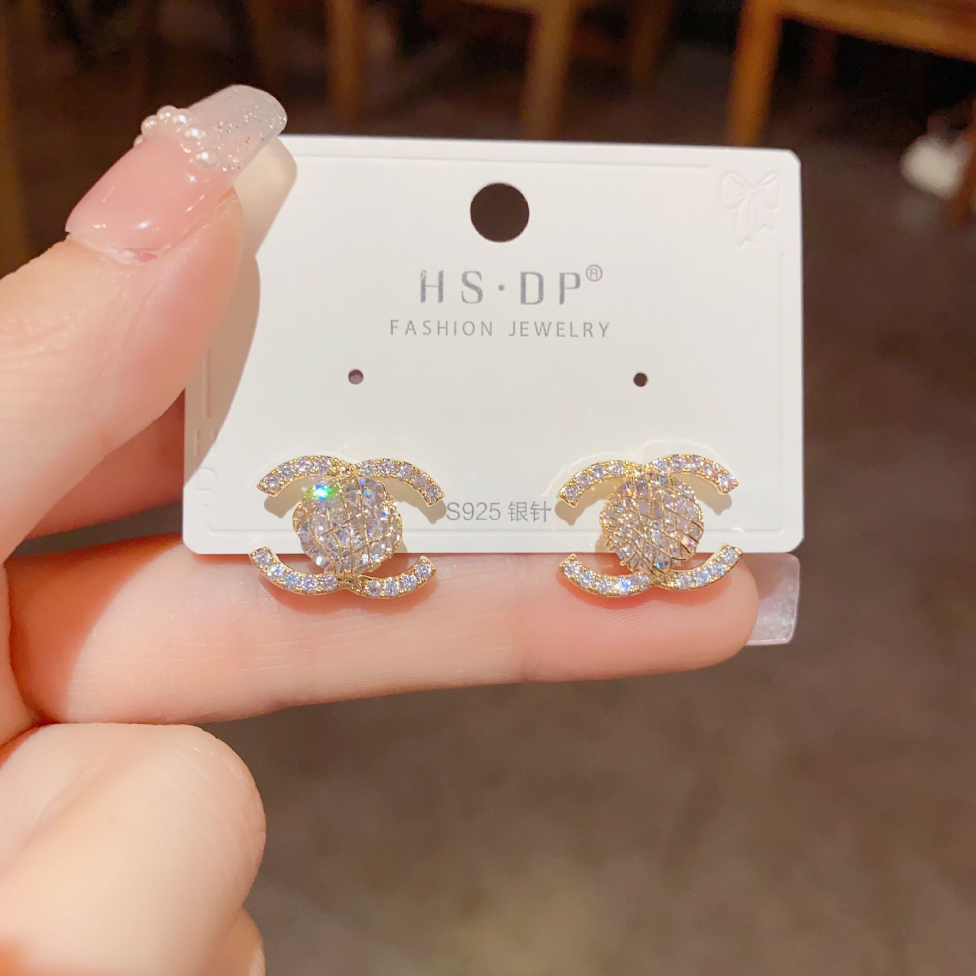 简约经典耳钉推荐100款百搭时尚925银针耳环锆石珍珠几何耳饰批发详情29