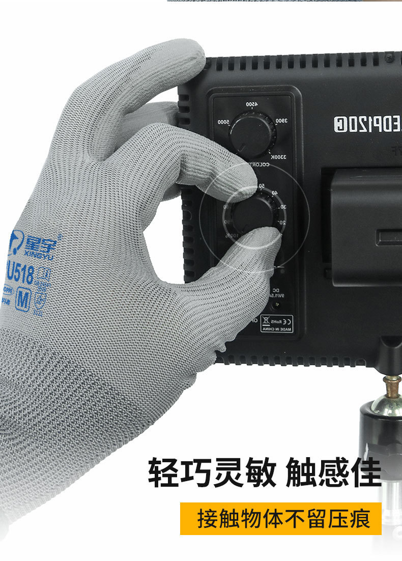 星宇正品劳保手套耐磨防滑透气工地建筑干活设备维修劳动防护手套详情16