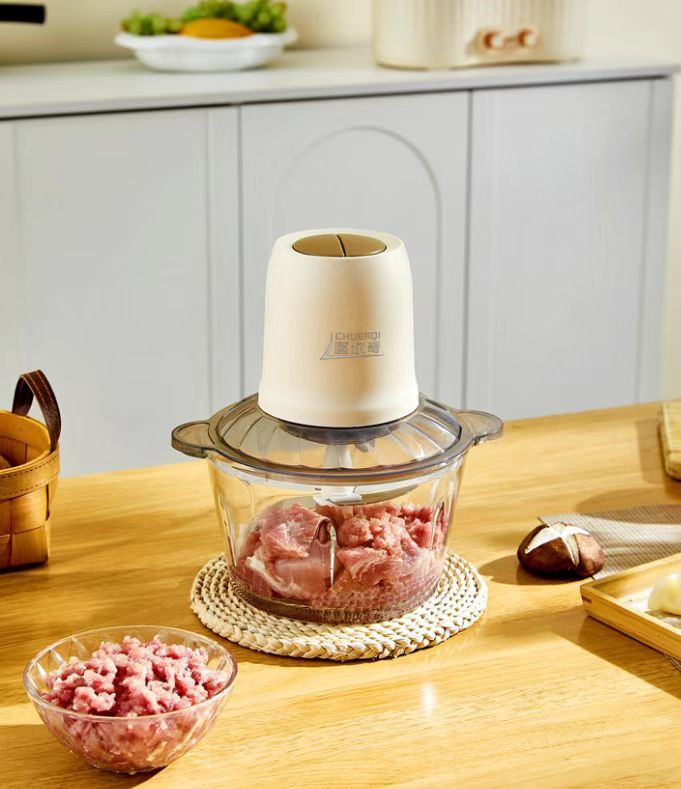 Meat grinder, household electric multi-functional small vegetable grinder, food processor, large-capacity all-in-one dough mixer, kitchen auxiliary food machine pic 6