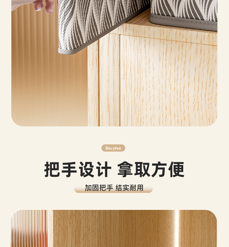 Underwear storage box, household underwear and socks compartments storage box, student dormitory storage wonder, underwear and pants organization box pic 11