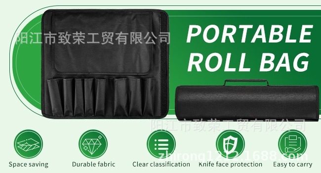 锤纹12 件套日本刀具牛津布套装 德国不锈钢厨房厨师刀三德刀详情3