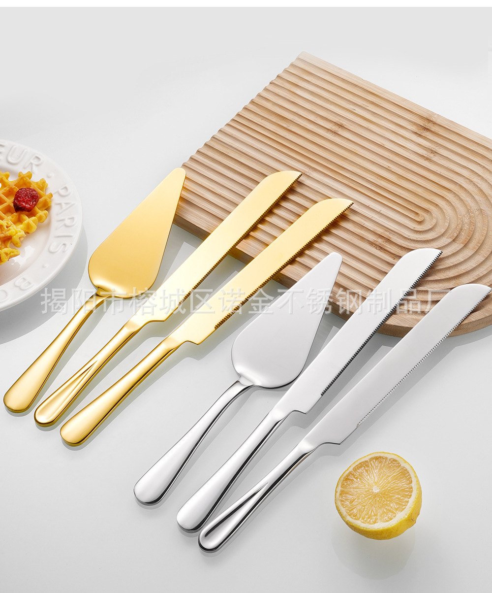 跨境蛋糕刀铲不锈钢蛋糕铲芝士奶油刮刀长柄面包刀披萨刀烘焙工具详情13