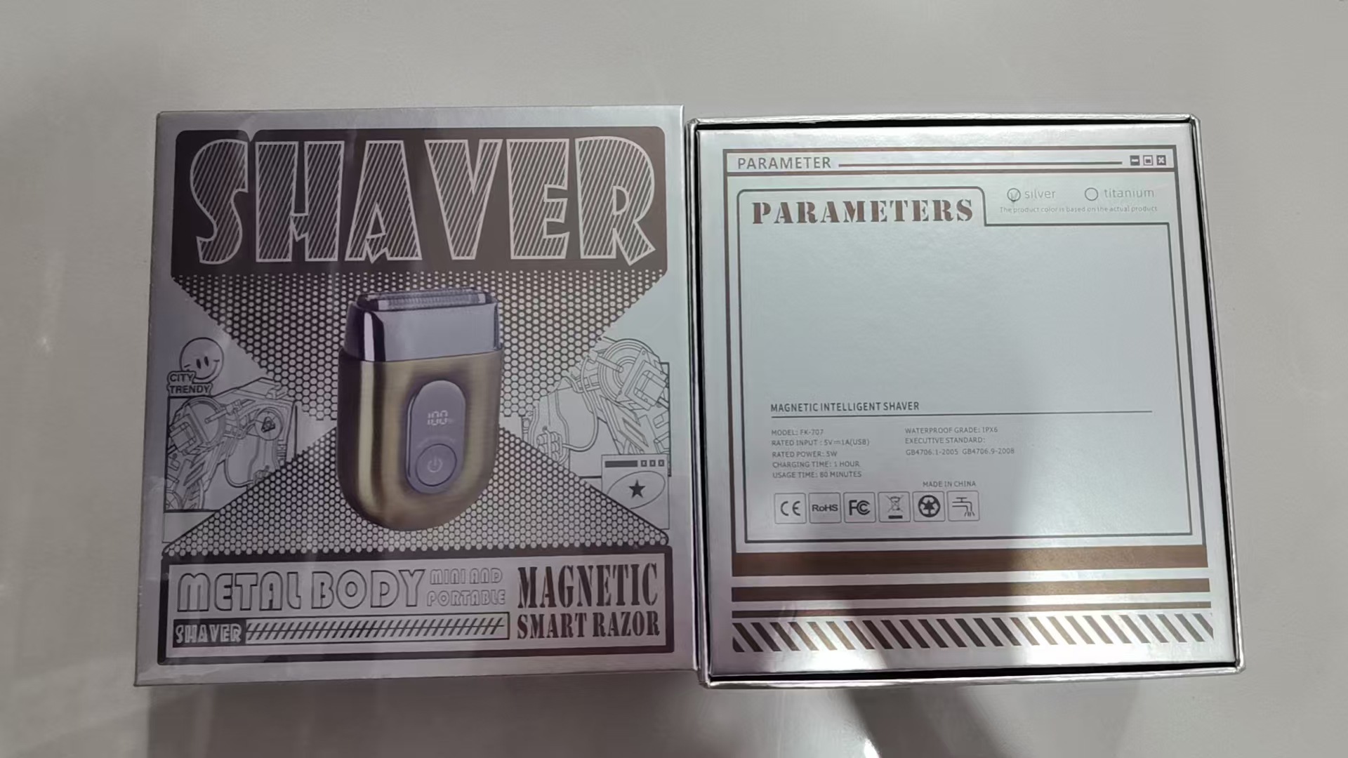 Electric shaver Type-C rechargeable reciprocating 3-head razor Portable household mini beard knife wholesale pic 16