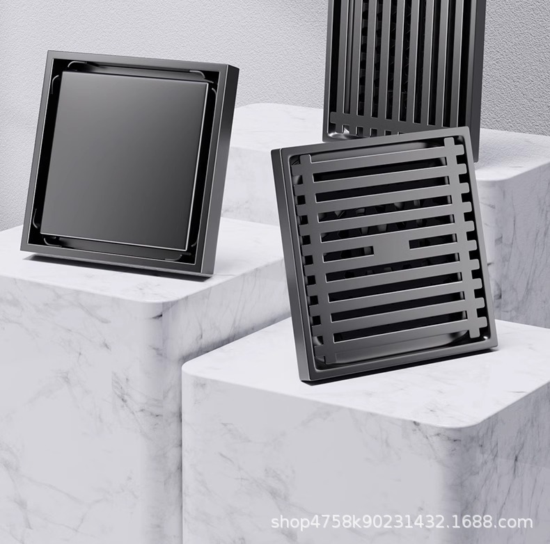 不锈钢密封防臭地漏卫生间下水道地漏厨房浴室洗衣机排水方形地漏详情2