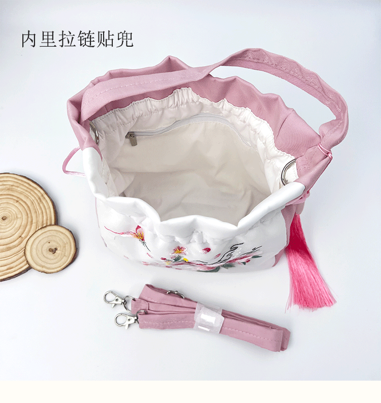 国潮四季百搭苏绣包包新中式百搭手提包国风斜挎包包汉服搭配古风包详情9