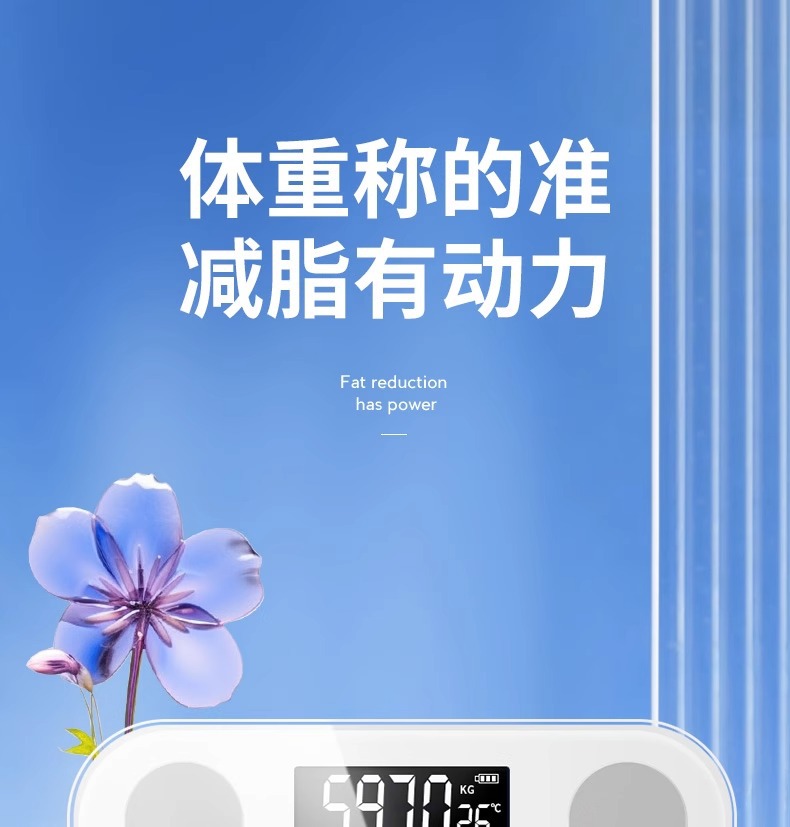 厂家批发代发智能体脂秤体重秤家用精准人体秤电子称健康秤脂肪秤详情15