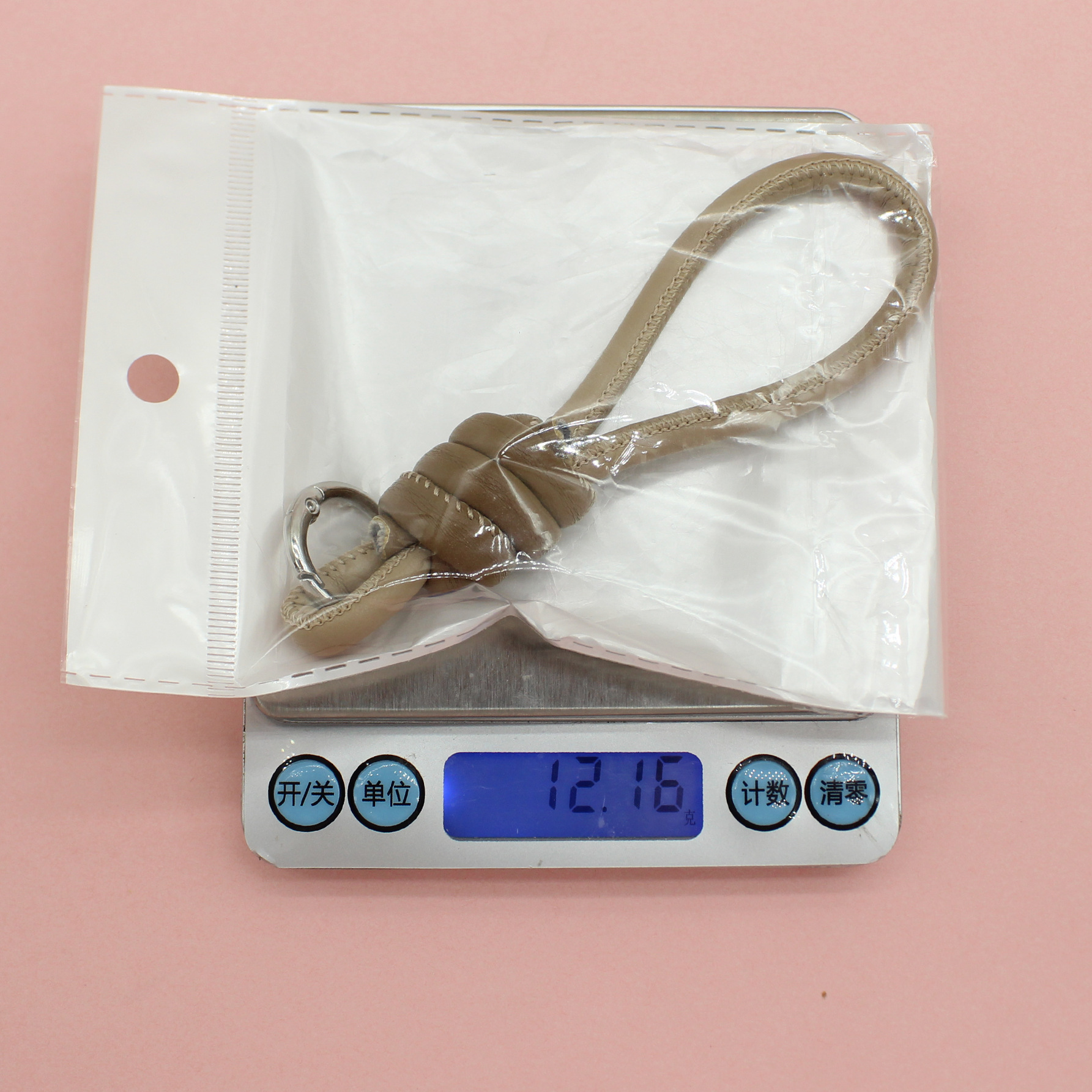 新款简约高级小红书diyPU皮质编织挂件手腕绳钥匙扣包包挂件批发详情28