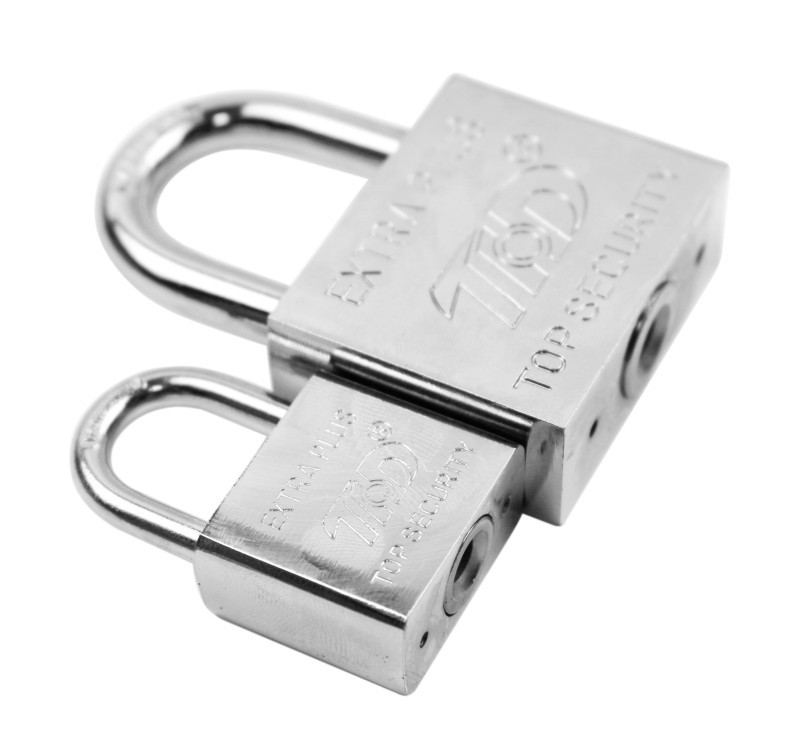 Factory direct sales of Tianhuada 30/60mm square long and short beam small padlock, imitation stainless steel blade lock, single opening pic 14
