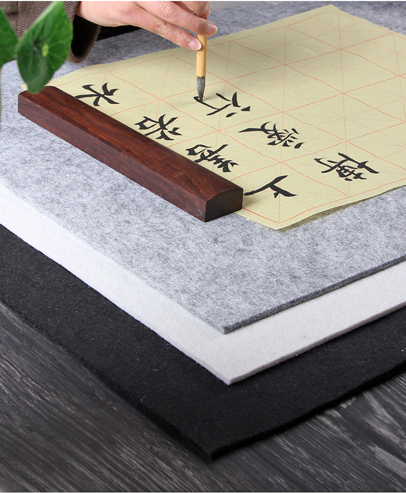 Thickened felt pad for calligraphy, special brush pen for calligraphy practice, wool felt pad for writing brush pen, felt cloth for calligraphy and painting cloth pic 10