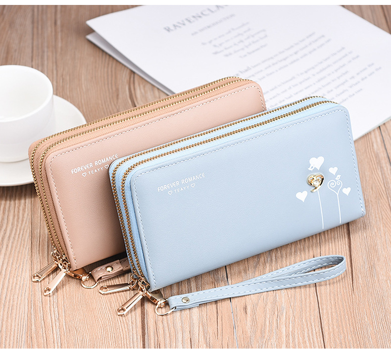 The 2024 new long wallet, clutch, phone bag, coin purse, multi-functional card case, zipper bag and wallet for women pic 19