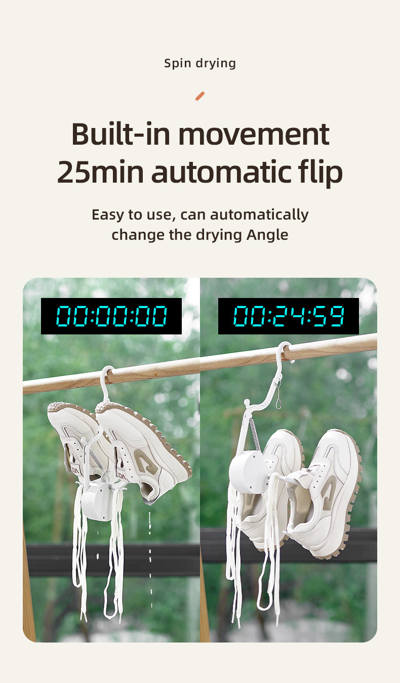 Automatic drying rack Outdoor balcony household drying rack详情5
